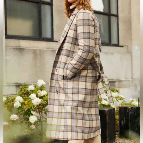 Frank & Oak Laurence Plaid Coat - Picture 4 of 4